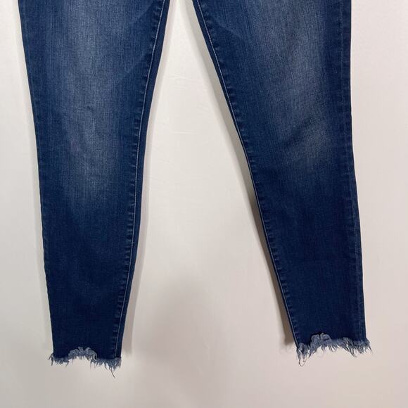 Frame Womens 28 Le Skinny De Jean Crop Skinny Jeans with Shredded Hem in Cantine - Picture 4 of 11